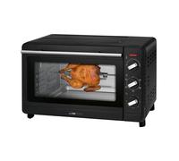 Clatronic Multi-Four MBG 3728, 30 litres d'espace de cuisson, convection + chaleur supérieure et inférieure, minuteur de 90 minutes avec signal de fin, noir