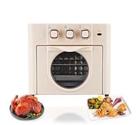 Four multifonction à air chaud, grande capacité avec circulation d'air chaud à 360° et contrôle de la température, idéal pour une utilisation à la maison et en cuisine.