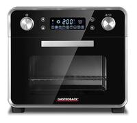 Four multifonction Air Fryer - WOOPSO - 22 Litres - Noir - 37,4x39,5x35,7 cm - Pierre à pizza 30 cm - 1680 Watts