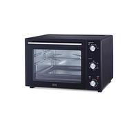 Four multifonction 58L chaleur tournante tournebroche grill 2000w ARIZONA noir 5 programmes de cuisson avec minuterie et accessoires