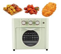 Four Multifonction Domestique, Four À Convection À Grande Capacité de 18 litres avec Commande À Bouton, Minuterie de 0 À 60 Minutes, Circulation d'air Chaud À 360° Green