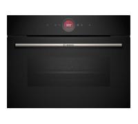 Four multifonction Pyrolyse Softclose - BOSCH SER8 CBG7741B1 Noir - Vol four : 47l - 12 modes de cuisson - H455xL594xP548mm