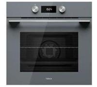 FOUR Niche 600-MF (8 f) Pyrolyse/Hydroclean, couleur Stone grey -70L Cl énergétique A+-Ecran TFT4, 1 rails télescopiques, SoftClose, Grill Rabattable-Resistance annulaire- Porte froide 4 verres démont