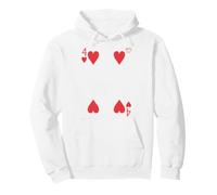 Four of Hearts Playing Card Easy Halloween Group Costume Sweat à Capuche