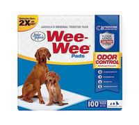 Four Paws Wee-Wee Lot de 100 tampons Anti-odeurs