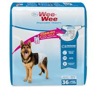 Four Paws Wee-Wee Lot de 36 Couches jetables pour Chien Taille L/XL