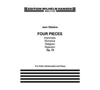 Four Pieces Op. 78 For Violin/Cello & Piano / Conducteur