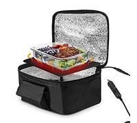 Four Portable, Micro Onde pour Voiture, Four Camping Car, Mini Four électrique à Micro-Ondes avec Prise de véhicule 12 V Boîte de Pique-Nique à Chauffage Rapide, pour Voyage, Camping, Cuisine