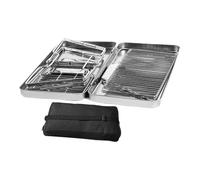 Four portable pour camping, hauteur réglable et pliable, équipement extérieur compact - Poêle à bois pour camping | Pour patio, jardin, pique-nique, extérieur, voyage, cadeau pour couple