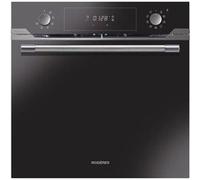 FOUR PYROLISE 70L, MULTIFONCTIONS, CLASSE A, AVEC RAILS TELESCOPIQUES ET TOURNE BROCHE MOTORISE Noir/Inox G