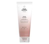 FOUR REASONS Color Mask Shampooing tonifiant sans sulfate pour cheveux blonds et châtain clair - Shampoing dépôt de couleur, végétalien, 250 ml (bronze)