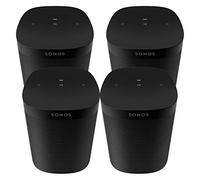 Four Room Set Sonos One SL - Le puissant haut-parleur sans microphone pour la musique et plus encore - Noir