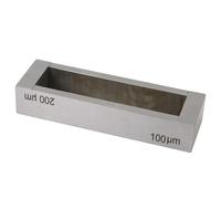 Four Side Wet Film Coating Applicator,Box Type Wet Film Preparation Device,Total Length 100mm,Effective Coating Width 80mm,Stainless Steel,for Varnishes Paint Ink Lab Testing(G01)