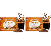 Four Sigmatic Café instantané avec champignons en poudre bio | Café instantané Arabica avec crinière de lion, chaga et rhodiola (Lot de 2)
