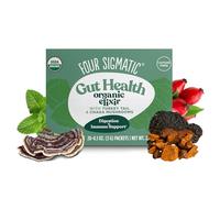 Four Sigmatic chaga champignon elixir, champignon chaga organique poudre avec églantier et à la menthe, soutien immunitaire et bien-être général, 20 chefs d'accusation de 0,1 oz (3 g)