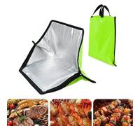 Four solaire d'extérieur - Sac de cuisson solaire portable pliable avec doublure résistante à la chaleur pour camping, barbecue, randonnée, voyage, randonnée - Four de cuisson solaire haute efficacité