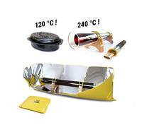 SOLAR BROTHER Four solaire multi-cuisson SunGood 360 pour 2-3 personnes Cuisson jusqu'à 240°C Portable Accessoires inclus