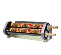 Four solaire portable et gril, design double tube pour camping et cuisine en plein air