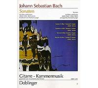 ?Four Sonatas? BWV 1031, 1033, 1034 and 1035, Score for Flute and Guitar by Johann Sebastian Bach
