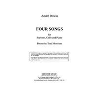 Four Songs - Chamber Group, Soprano, Cello, Piano Accompaniment