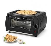 Four Tandoor Électrique, Capacité de 15L, Température Maximale de 400°C | Cuisine Naan Chapati Pizza et Kebab, Chauffage 2100W, Cuisines à domicile et fêtes