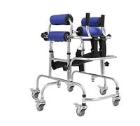 Four Wheel Walker Rollator Medical Posterior Rollator Walker Folding Children Walker Child Rehabilitation Exercise Stand Disabled Wheel Walker