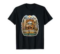 Four Wheels One Home Zero Regrets T-Shirt