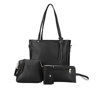 Four Woman Messenger 2019 Sac à bandoulière Sac à main Sac à main Sac à main Sac à main Sac à main Portefeuille pour téléphone portable Noir Taille unique