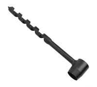 Fourblade Tarière de 1025 mm avec foret de coupe de bois de 230 mm de diamètre pour le travail manuel du bois, profondeur de survie, compatible avec perceuse (10230 mm)