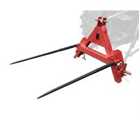 Fourche à balles 800 kg - Longueur utile 675 mm - Pour tracteur - Attelage 3 points Torros TABV0095