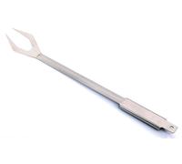 Fourchette de barbecue en acier inox 50 x 6,9 cm Épaisseur 1,5 mm