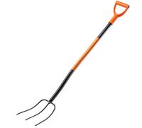 Fourche à bêche KADAX en acier, fourche de 132 cm de long, fourche à foin