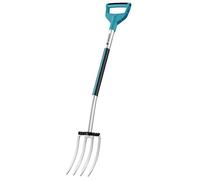 Fourche à bêcher Terraline de Gardena : fourche pour creuser et ameublir, en acier de qualité trempé avec revêtement de haute qualité (3781-24)