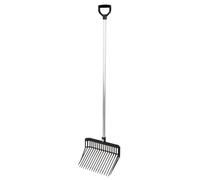 KERBL 323477 Fourche à Copeaux Premium Noir pour Élevage/Agriculture Urbaine