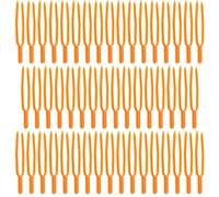 Fourche à creuser - Fourche de colonisation de 50 pièces | Pince pour presser les fourches | Usine de pinces | Fourchette pour chiens avec tige réutilisable | Fourchette pour planter des fraises