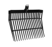Fourche à crottin en plastique Waldhausen Noir 40 cm