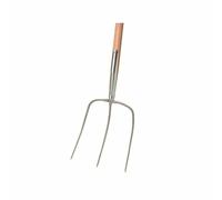 Fourche À Foin Avec 3 Dents Et Manche En Frêne De 135Cm, Dimensions 26X20Cm