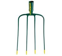 Leborgne Fourche à fumier 4 dents - douille 22 cm pour manche 38 mm - sans manche