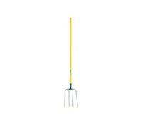 Leborgne Fourche à fumier à douille 421301 – 4 dents – Manche bois Bois G