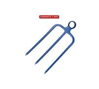 Outils Perrin Fourche à fumier à douille - manche 135 courbe - 32x24 cm G