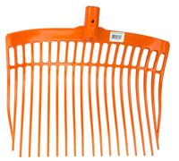 Fourche à fumier en plastique (orange)