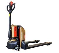 fourche à palette Cric à palette entièrement électrique, capacité de 3300lb, batterie au Lithium, Mini type, transpalette walkie, vérins for espace étroit(68.5cm)