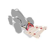 Fourche à palette pour Kart à pédales BERG - Modèle XL pour enfants - Rouge, Jaune et Noir