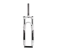 Fourche à Suspension Avant 26/27,5/29 Pouces Mécanique Verrouillable Alliage D'Aluminium Débattement Xc20 100 mm Frein à Disque (Blanc 27,5 Pouces)