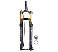 Fourche À Suspension De Vélo 26/27,5/29 Pouces Fourches À Air Pour Vélo De Montagne Alliage De Magnésium Amortisseur Fourche Avant VTT 15*100mm Axe Traversant Voyage 120mm(Tapered-remote,26")