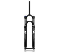 Fourche À Suspension For VTT 27,5/29 Pouces Débattement 120 Mm Axe Traversant Fourche Pneumatique Vélo Tube Droit/conique Verrouillage Manuel/à Distance Réglage Du Rebond(Schwarz,27.5"1-1/8 HL)