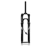 Fourche À Suspension For VTT 27,5/29 Pouces Débattement 120 Mm Axe Traversant Fourche Pneumatique Vélo Tube Droit/conique Verrouillage Manuel/à Distance Réglage Du Rebond(Schwarz,27.5"1-1/8 RL)