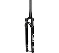 Fourche à suspension pneumatique 700C pour vélos gravel et route | Débattement de 50 mm, pivot conique 1-1/2", axe traversant 12x100 mm, frein à disque, blocage manuel, fourche avant XC légère A
