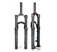 Fourche à suspension pneumatique de VTT, fourche avant de vélo VTT de 20 pouces 24 pouces, tube droit 1~1/8", débattement de 120 mm, QR 9 mm, fourche avant de vélo de montagne ultralégère pour vélo AM