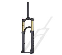 Fourche À Suspension Pneumatique For VTT 20/24 Pouces Manuel/verrouillage 135 Mm Course 1-1/8 Pouce Tube Droit Fourche Avant QR 9 Mm Axe Traversant Frein À Disque Fourches(Thru Axle,24in manual)